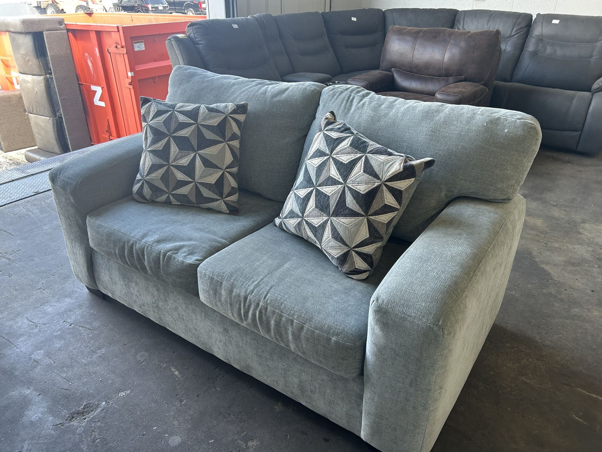 Fabric Loveseat Flash Sale