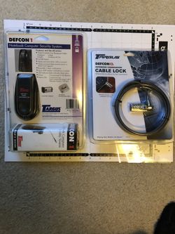 Targus DEFCON Laptop Security system & Targus laptop cable locking kit