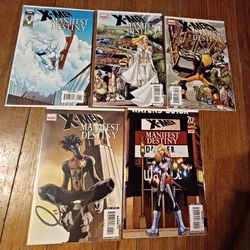 Marvel Manifest Destiny Complete Set 1 Thru 5 Series Silver Surfer Night Crawler