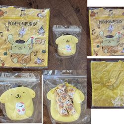 New & Sealed Pompompurin Sanrio Bundle 