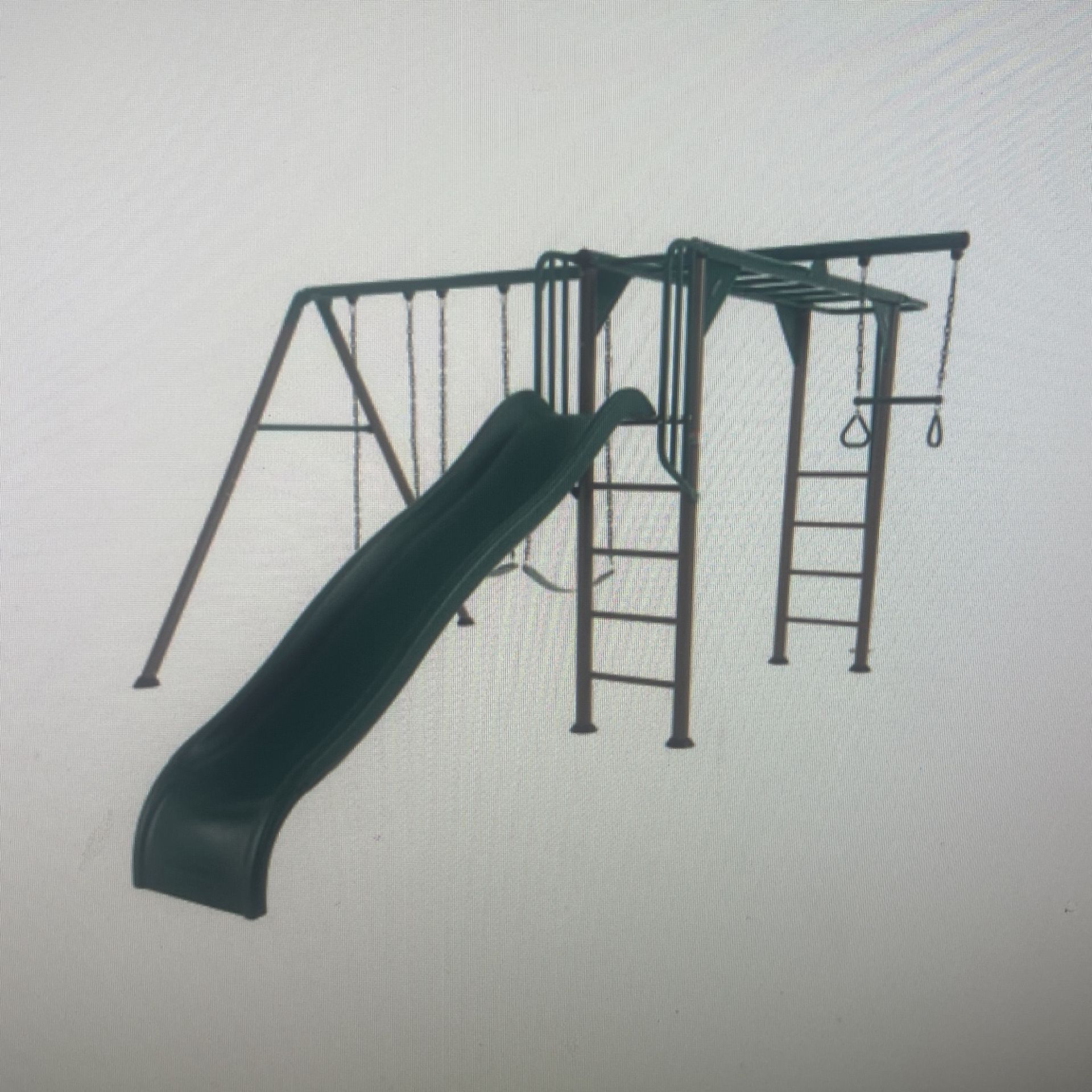 Swing Set With Wavy Slide