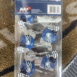 Seattle Seshawks Shower Curtain Rings (12ct)