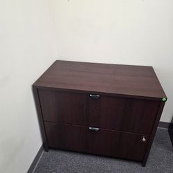 Office Furniture Mahogany Storage Cabinet W/ Key ( Only 2 Left) 🔥🔥🔥