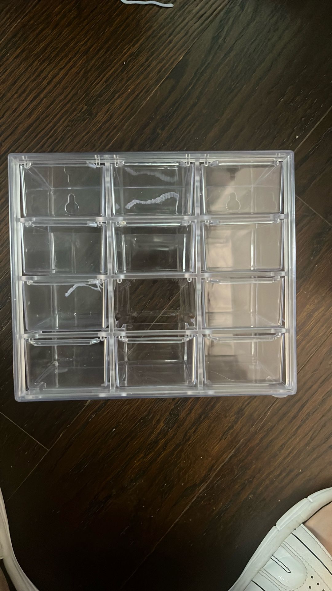 Mini Desktop Drawer Box 12 Compartments Plastic Desk Organizer Office Supplies and Jewelry Storage Box for Office, School, Cosmetic, Jewelry, Hair Cli