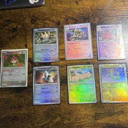 Pokémon Prismatic Evolutions Master Ball Lot x7 Holo Rare 