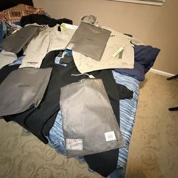 Essential Hoodies And Pants, For Black I Only Have Size Small Pants And Hoodie For Grey I Only Have Medium Pants And Hoodie