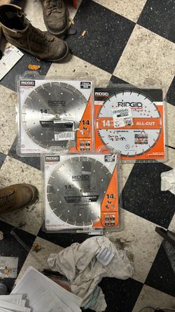 14” rigid diamond, general purpose blade