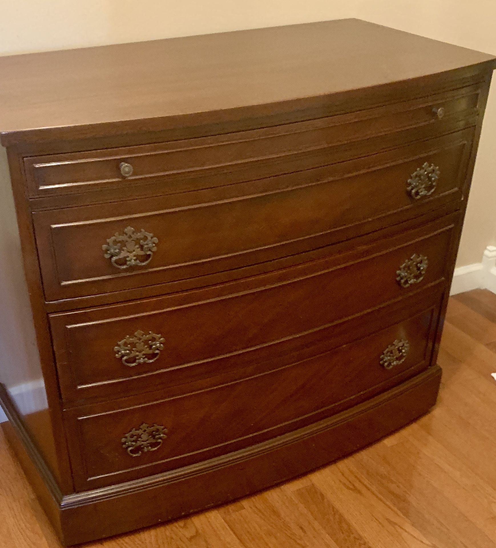 Antique Rway Bowchest Dresser   