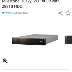 Milestone Husky IVO 1800R 288TB HDD HE1800R Video Surveillance Equipment Damaged