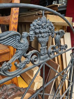 Wrought Iron Bed Headboard Footboard