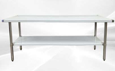 72W x 24D x34H All Stainless Steel Table NSF HN-T-2472-SB
