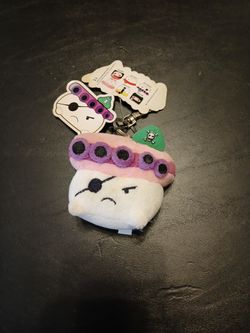 Yammy Yammy Captain Tako Sushi Large Pirate Plush. Used