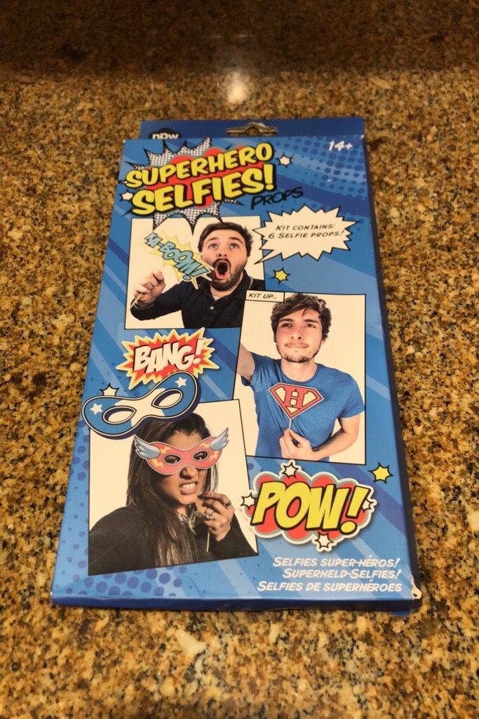 Superhero Selfies Photo Booth Props