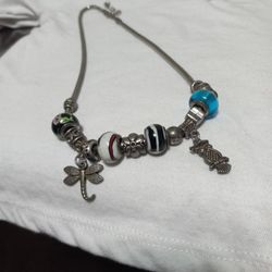 925 STERLING SILVER PANDRA "" PENDANT " NECKLACE 