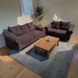 Brown Couch Set 