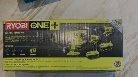Ryobi 18v 4Pc. Combo Kit