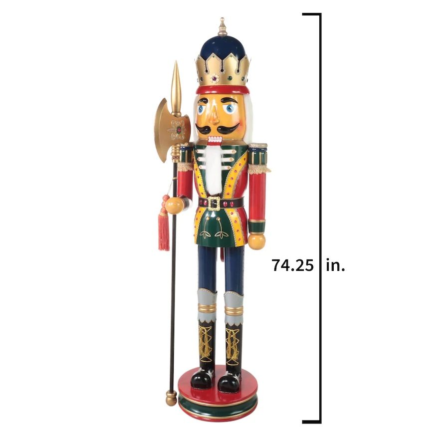 Grandeur Noel 2003 Collector's Edition 72-Inch Wooden Nut Cracker