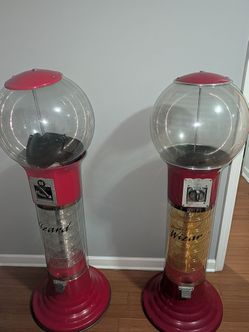 2 55 inch Wizard Gumball Machines