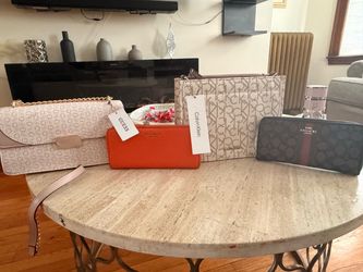 Designer Handbag & Wallet Bundle – Guess, Kate Spade, Calvin Klein, Coach