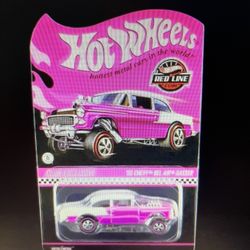 RLC 55 Chevy Bel Air Gasser Pink Hot Wheels 
