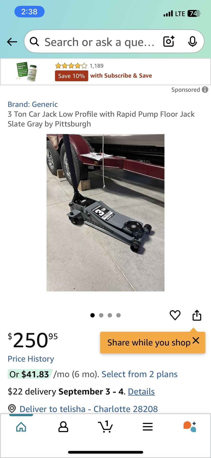 3 Ton Floor Jack