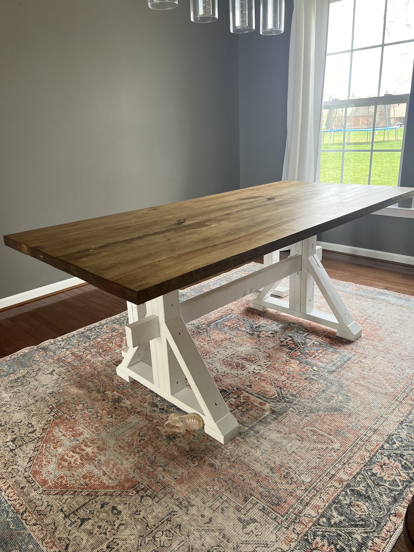 Dining table & bench
