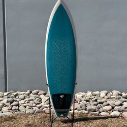 Figures Of Merit 6’0 Twin Fin Hand Shape