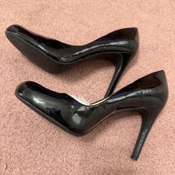 New 12 Black High Heels Shoes Pumps 