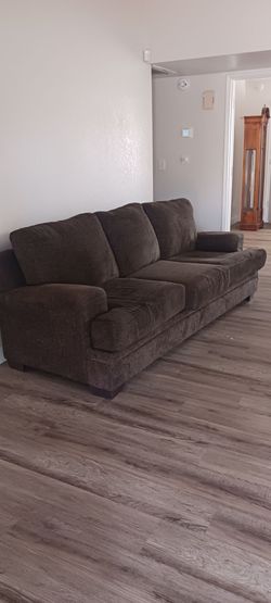 Couch with bed.