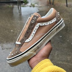 Cocoa Brown Pearlized Vans