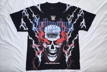 Civil Regime x WWE Stone Cold Steve Austin 3:16 Skull Tee Mens Large NWT