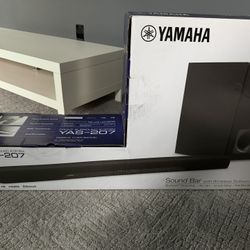 YAMAHA YAS-207BL Sound Bar with Wireless Subwoofer Bluetooth 