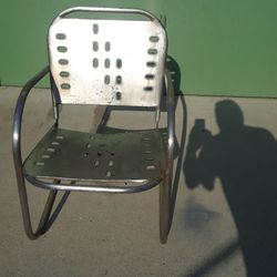 Vintage Mid Century Modern Metal Bouncer Chair