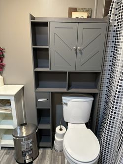 over the toilet storage shelf 