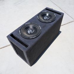 10" Enclosed Subwoofers (With Amp)