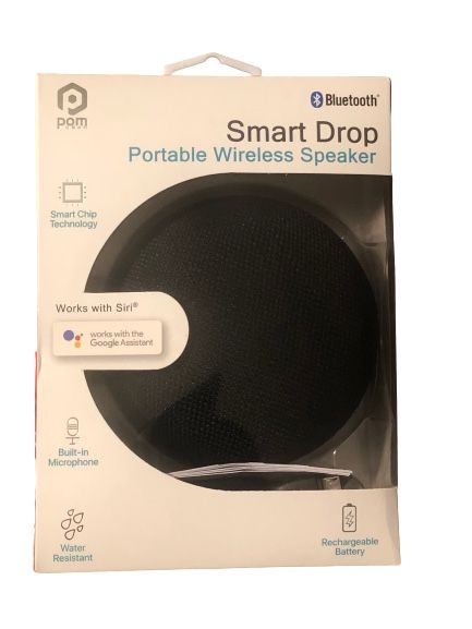 Smart drop portable wireless speaker
