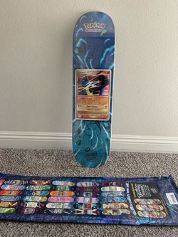 Santa Cruz Pokemon Trading Card Game Lucario Pokemon Skateboard Deck