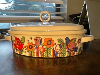 Royal Crown Porcelain Oval Ovenware Paradise