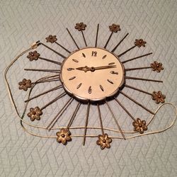 Mid Century Atomic Clock 