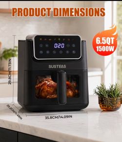 New 6.5QT  Extra Large Visual Air Fryer ...