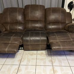 Brown Leather Couches 