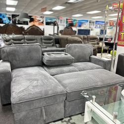 Beautiful Sleeper Sofa Now 50% Off Come With Storage And Cup Holders Now Priced At $999 SALE ENDS MONDAY