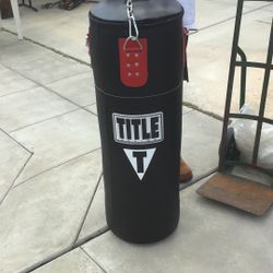 Title T Punching Bag 