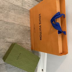 Authentic Louis Vuitton And Gucci Boxes 