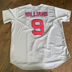 Ted Williams Baseball Boston Red Sox Jersey Adult New Fast Ship HOF XL Baseball 
