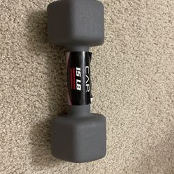 Dumbbell 15lb New