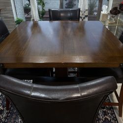 dining table with four chair