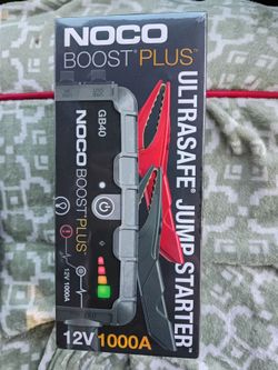 Noco boost plus portable jump starter