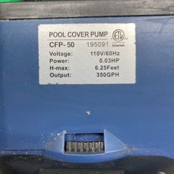 350 GPH Above Ground Swimming Pool Winter Cover Pump w/ Automatic On/Off 