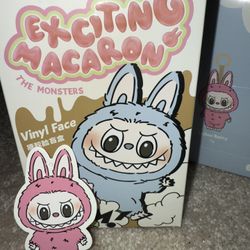 Pop Mart Exciting Macaron The Monsters Labubu - Lychee Berry